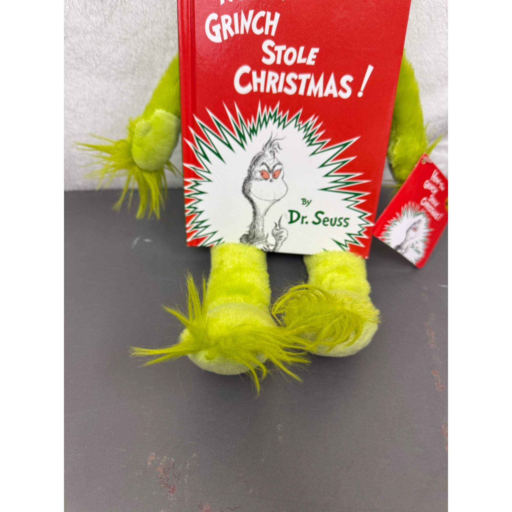 How The Grinch Stole Christmas Plush With Book By Dr. Seuss Collectible Gift Set