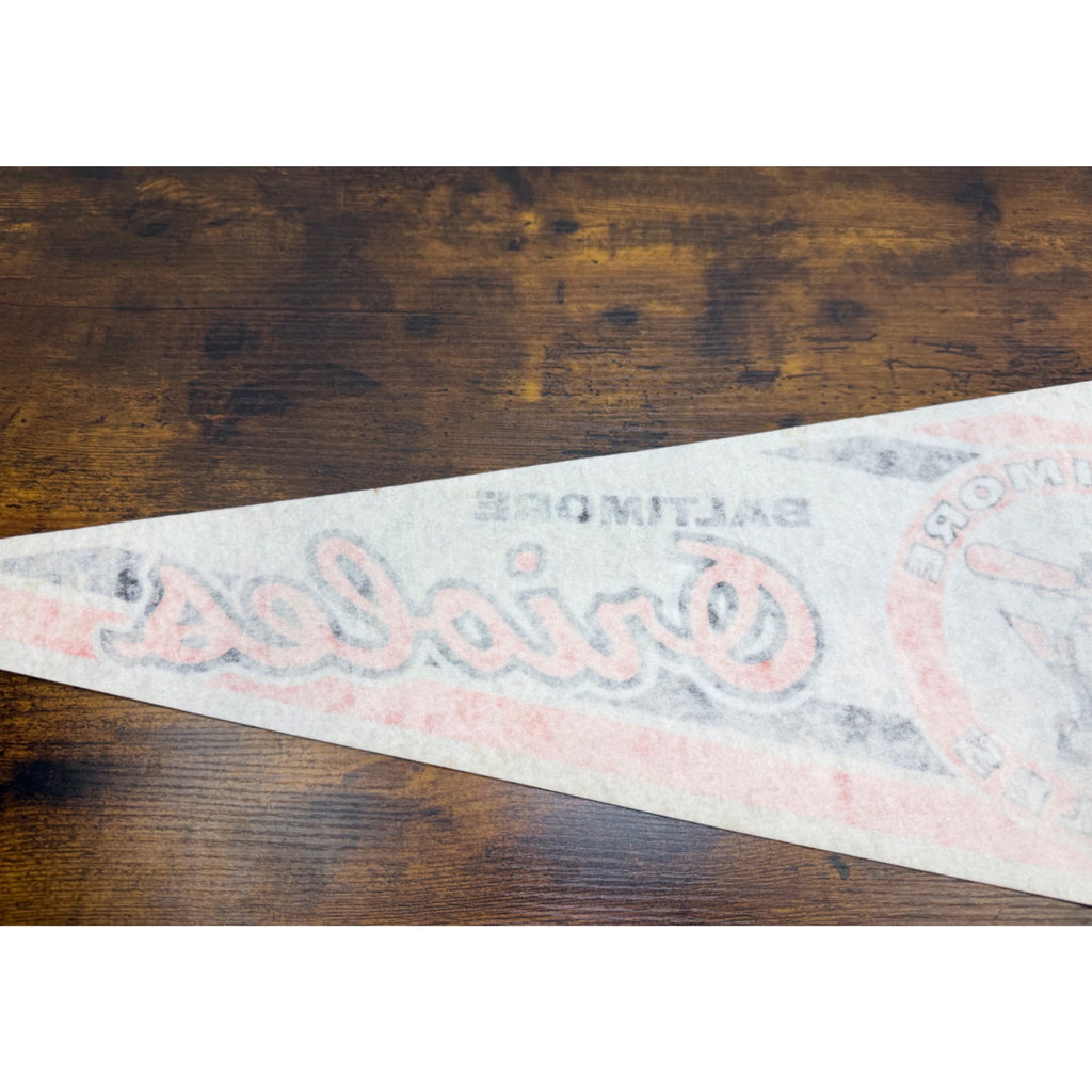 Baltimore Orioles MLB Vintage Felt Pennant 30 inches