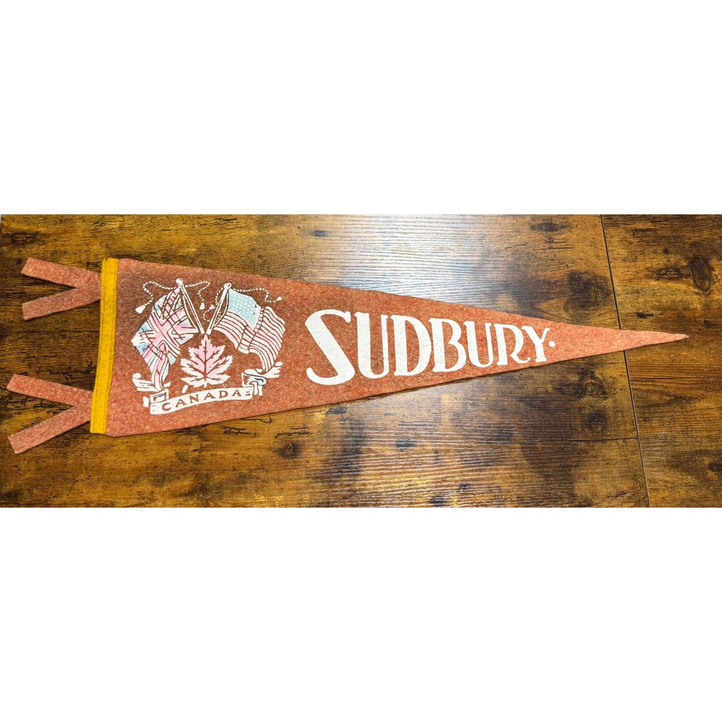 Vintage Sudbury Canada pennant