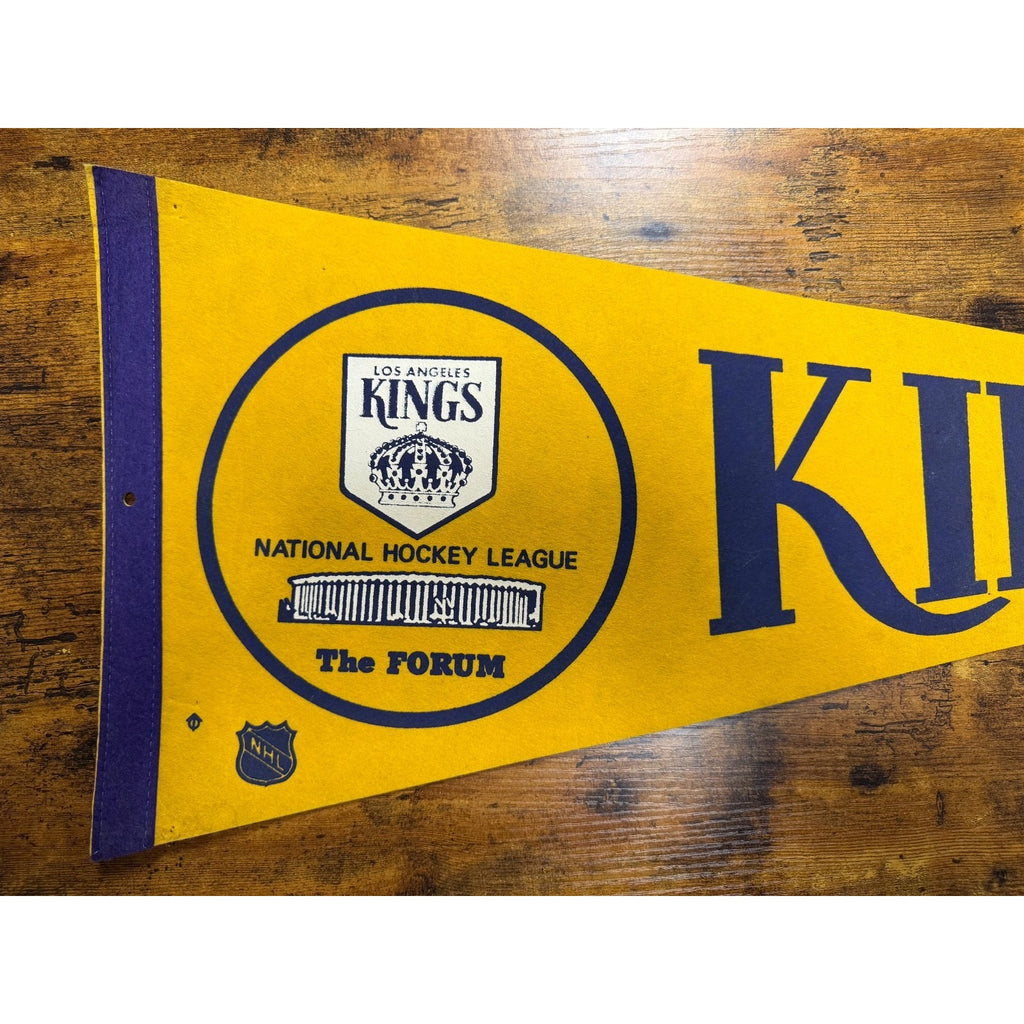 Vintage NHL Los Angeles Kings pennant