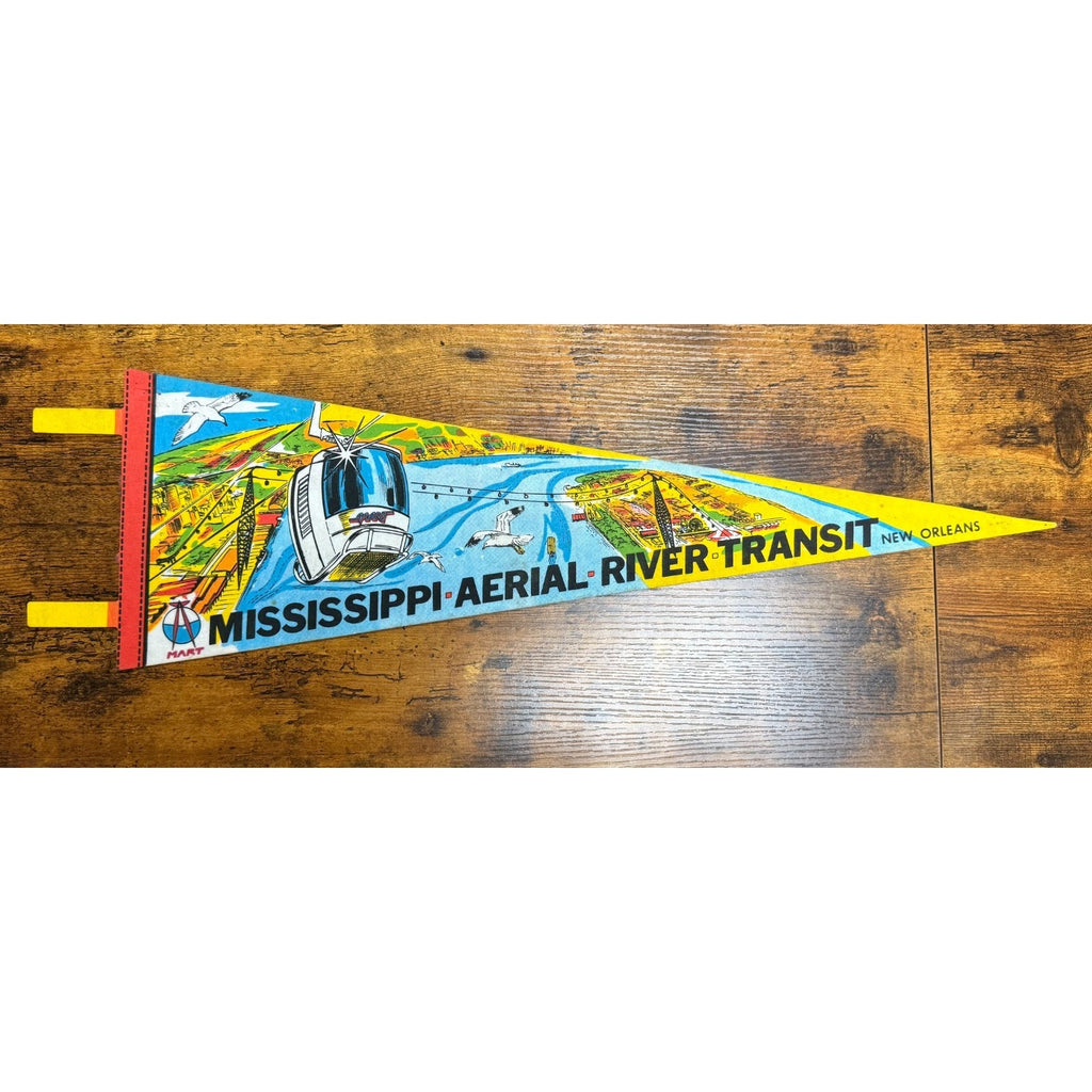 Vintage Mississippi Aerial Transit, New Orleans pennant