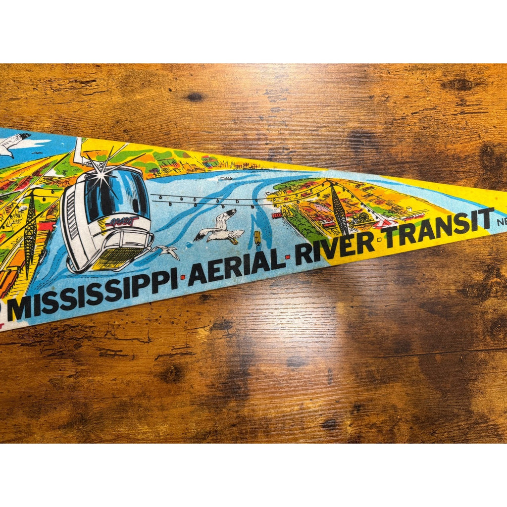 Vintage Mississippi Aerial Transit, New Orleans pennant