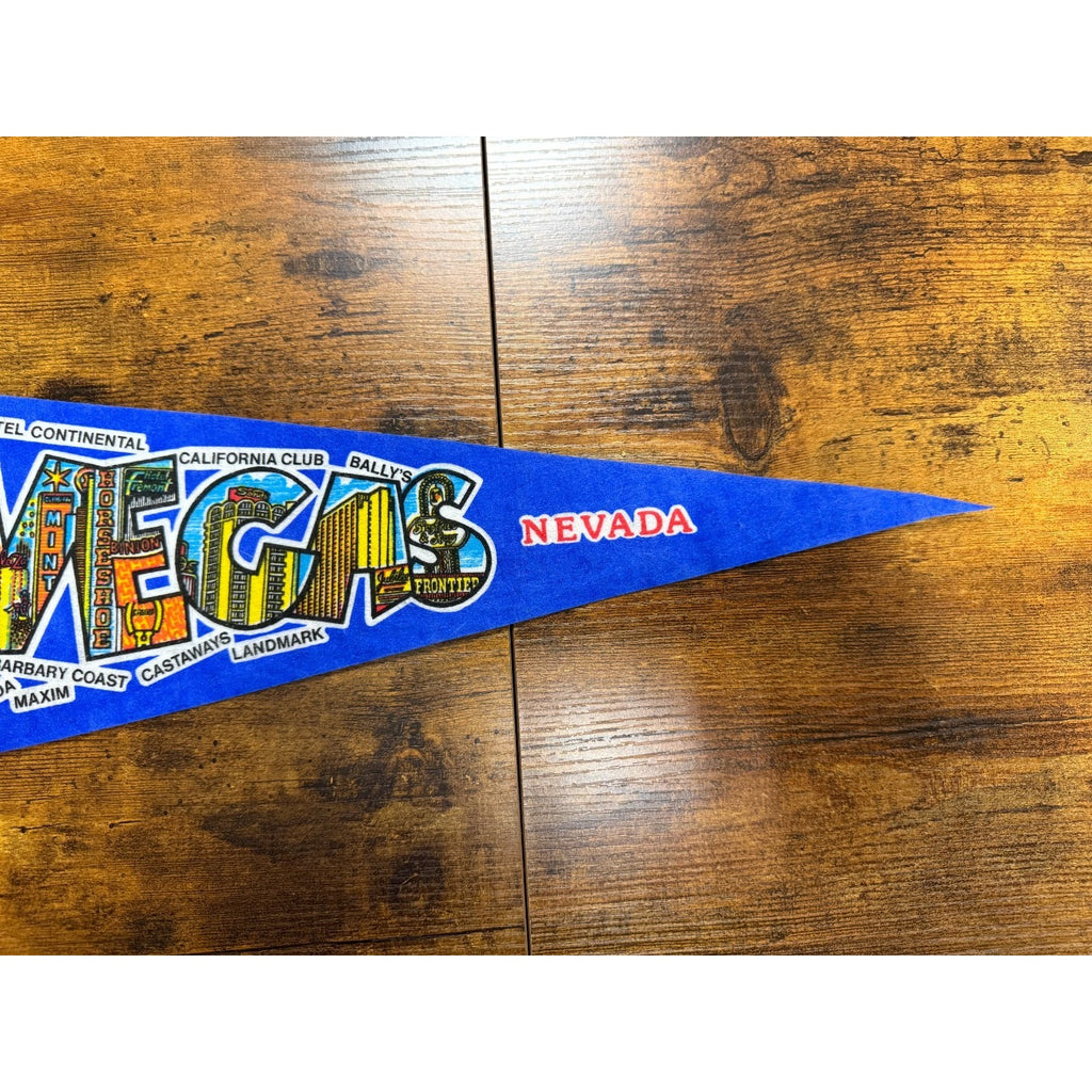 Vintage Las Vegas, Nevada pennant Made in USA