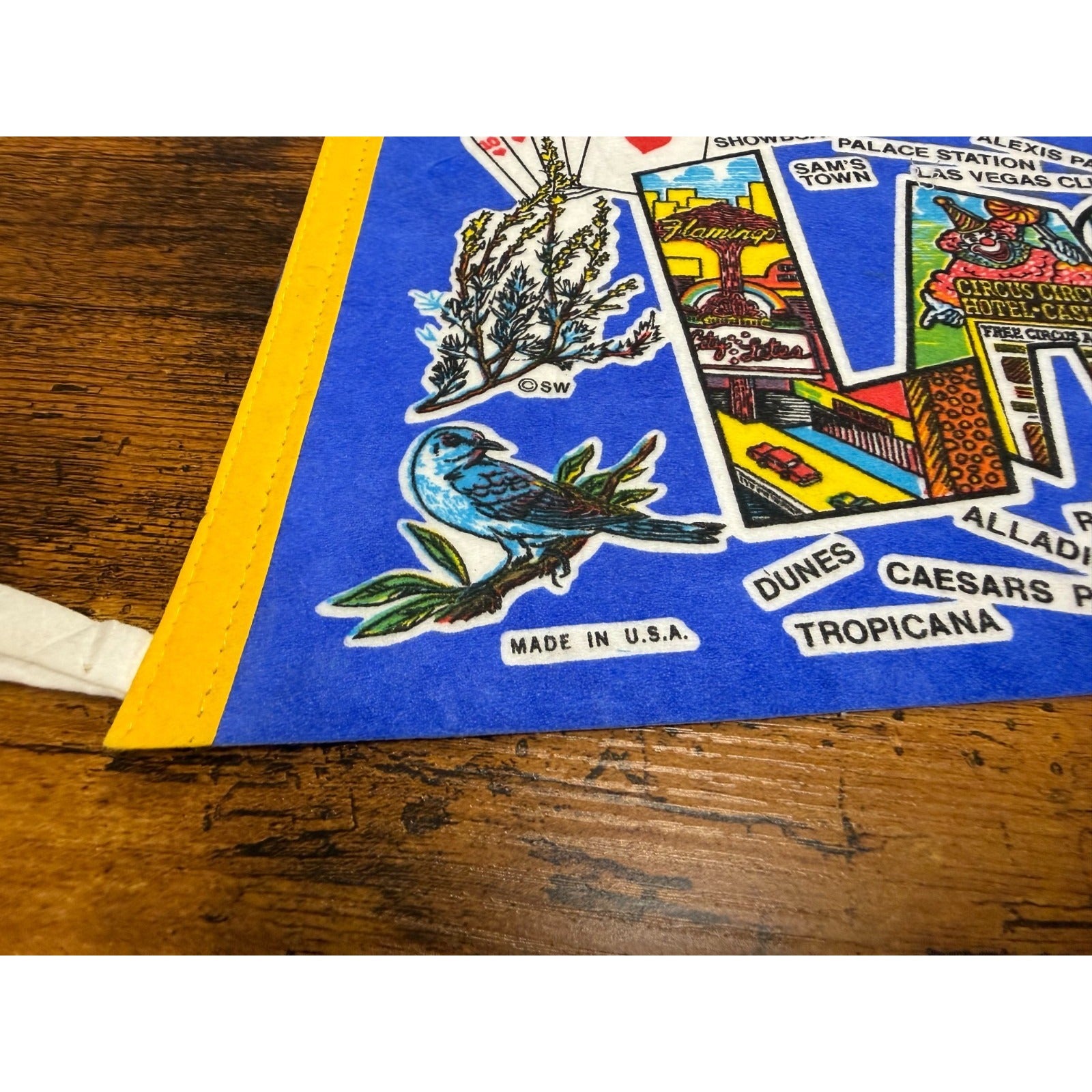 Vintage Las Vegas, Nevada pennant Made in USA