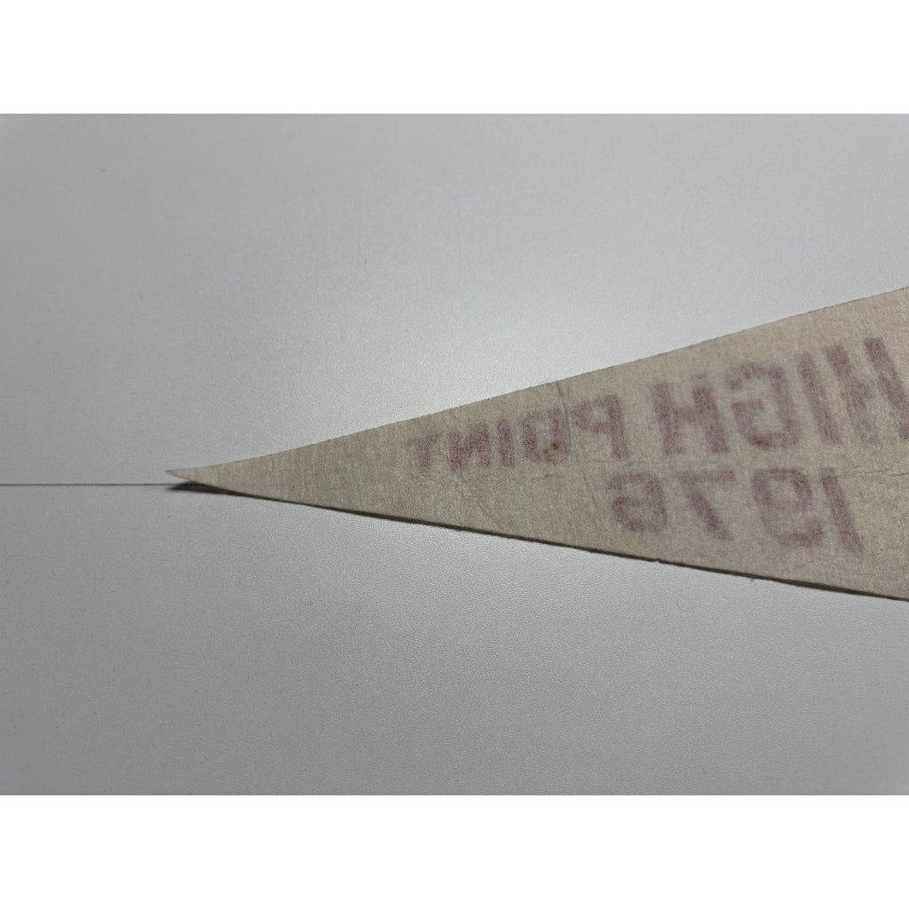 Vintage 1976 High point pennant