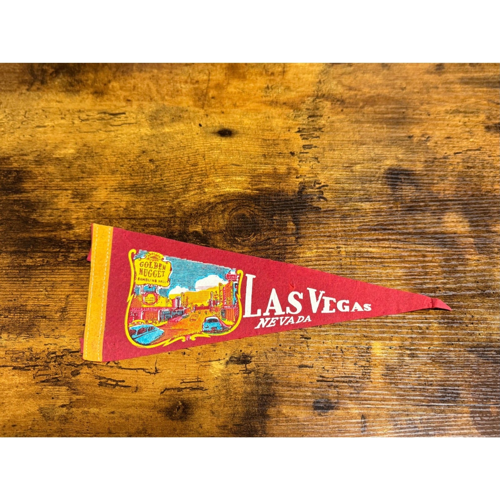 Vintage Las Vegas, Nevada pennant