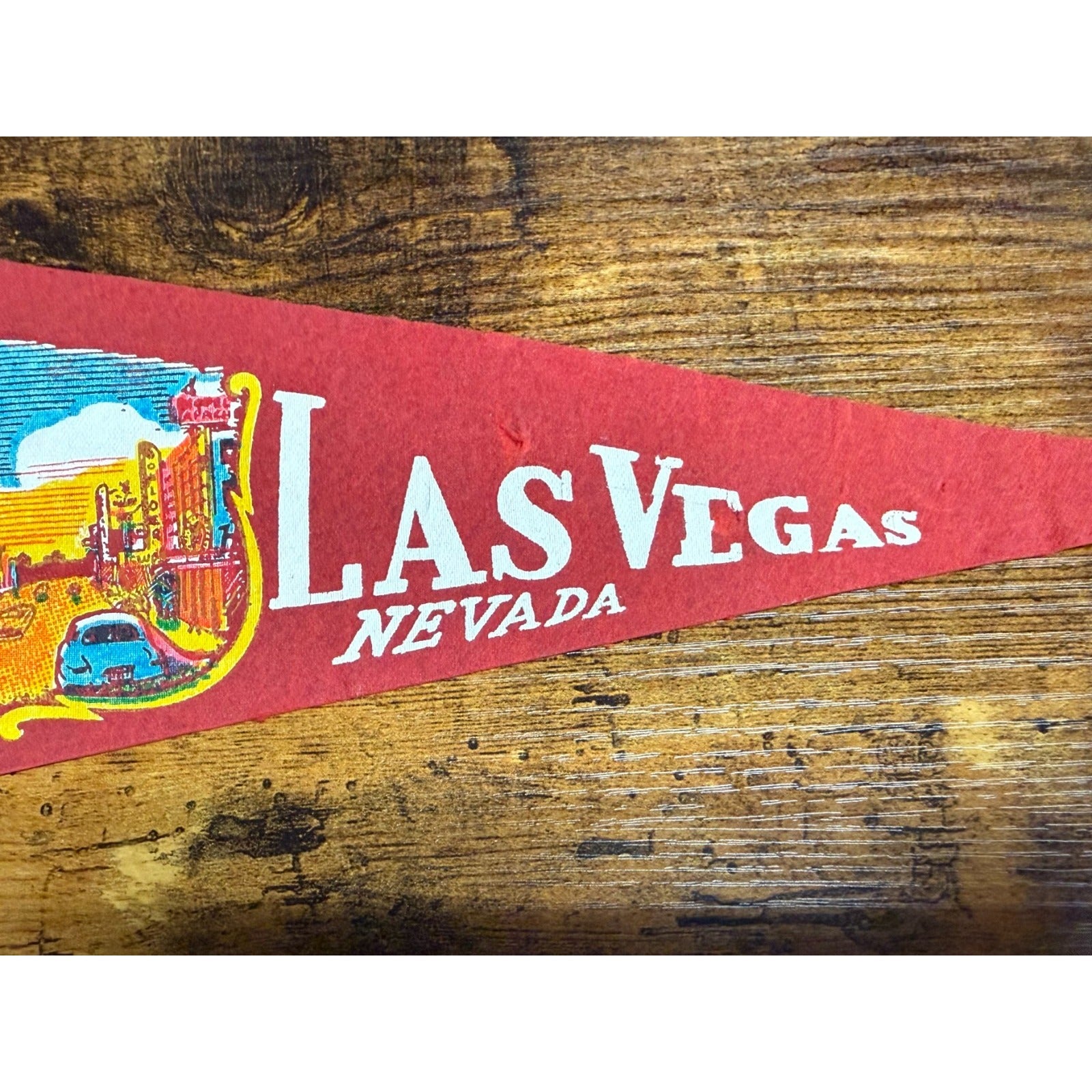 Vintage Las Vegas, Nevada pennant