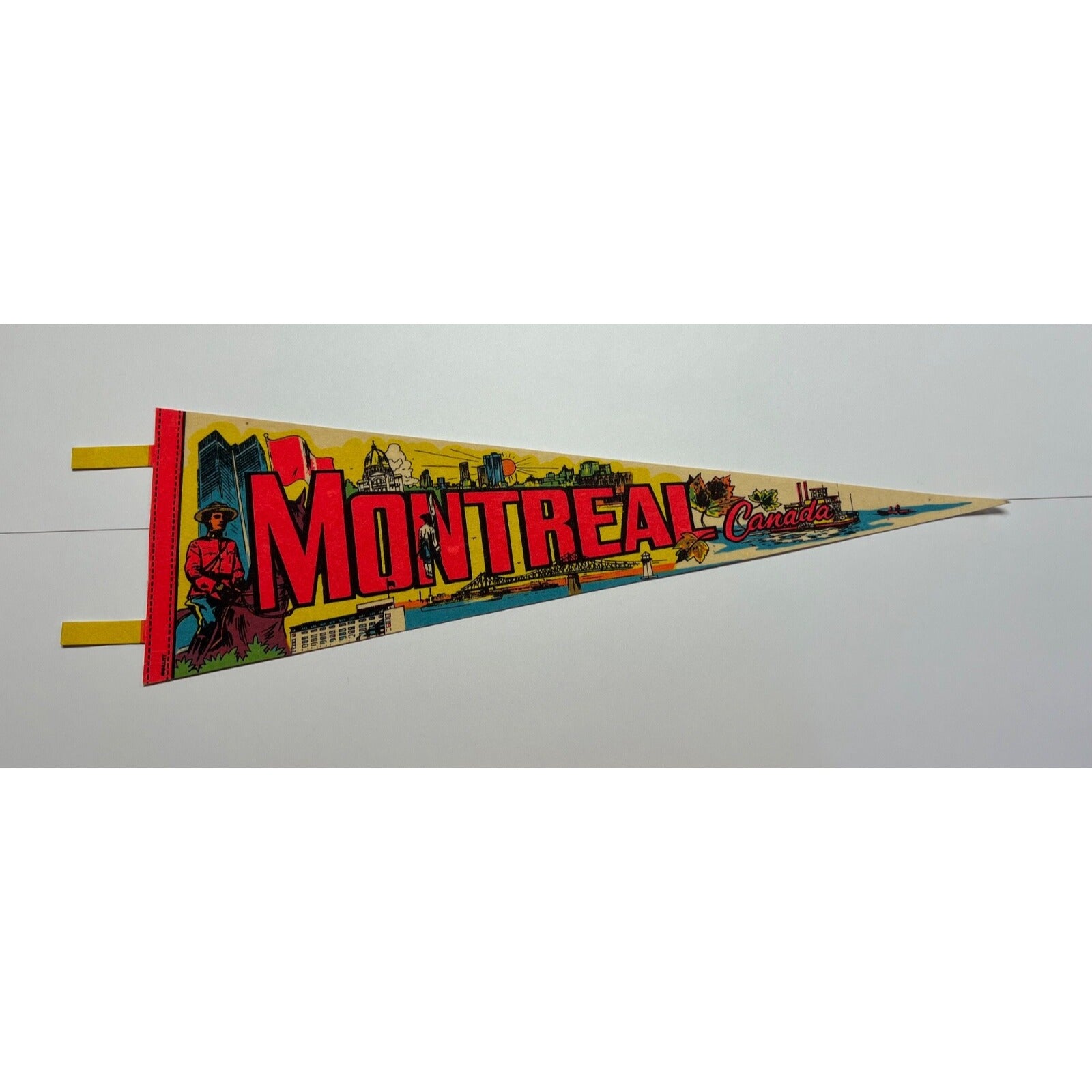 Vintage Montreal Canada pennant
