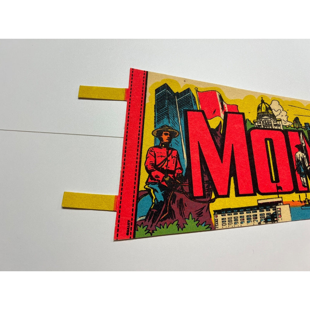 Vintage Montreal Canada pennant