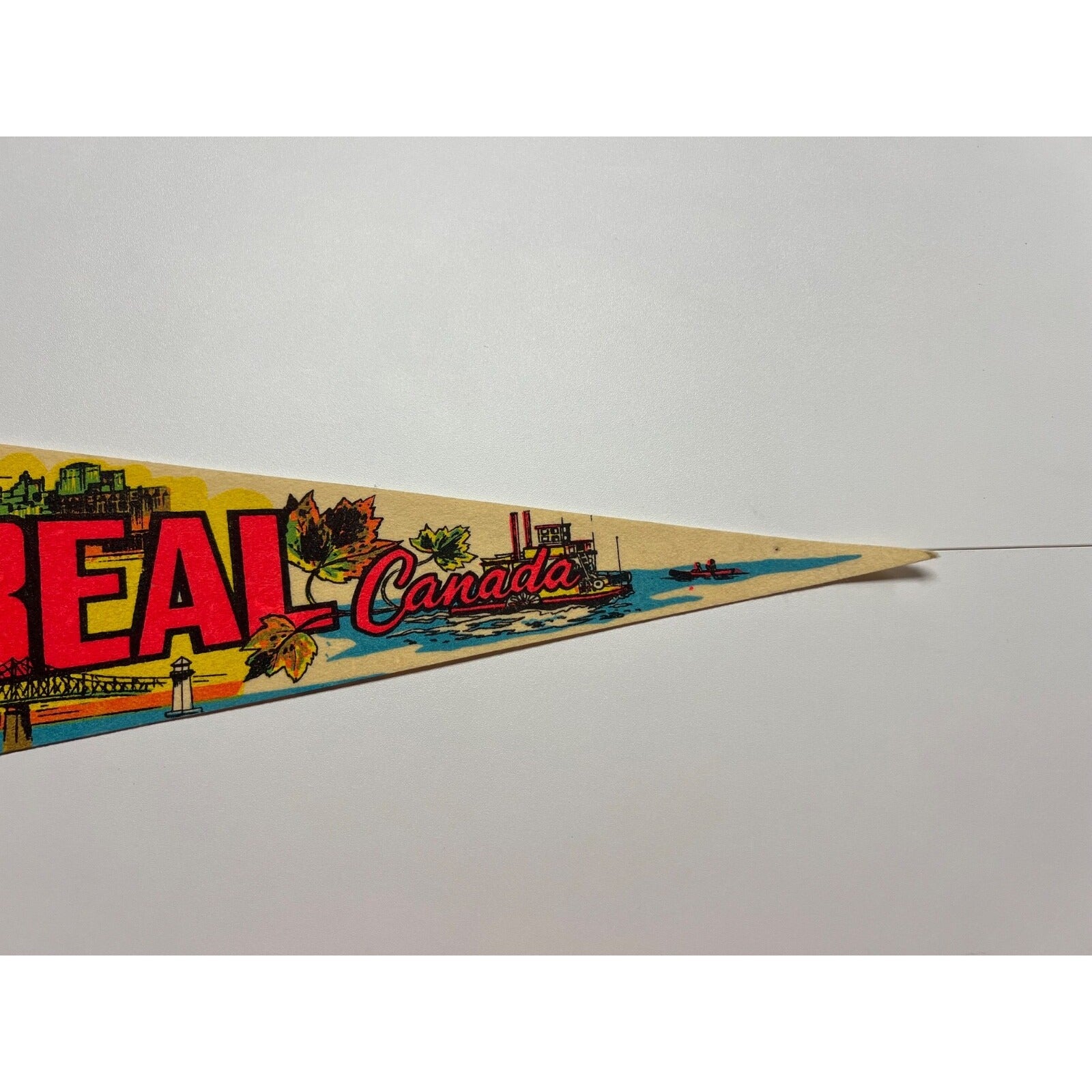 Vintage Montreal Canada pennant
