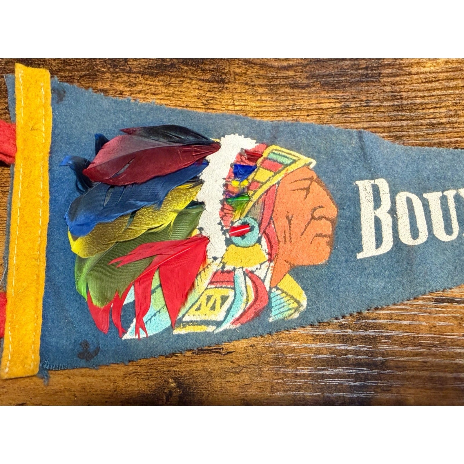 Vintage Boulder Dam mini pennant
