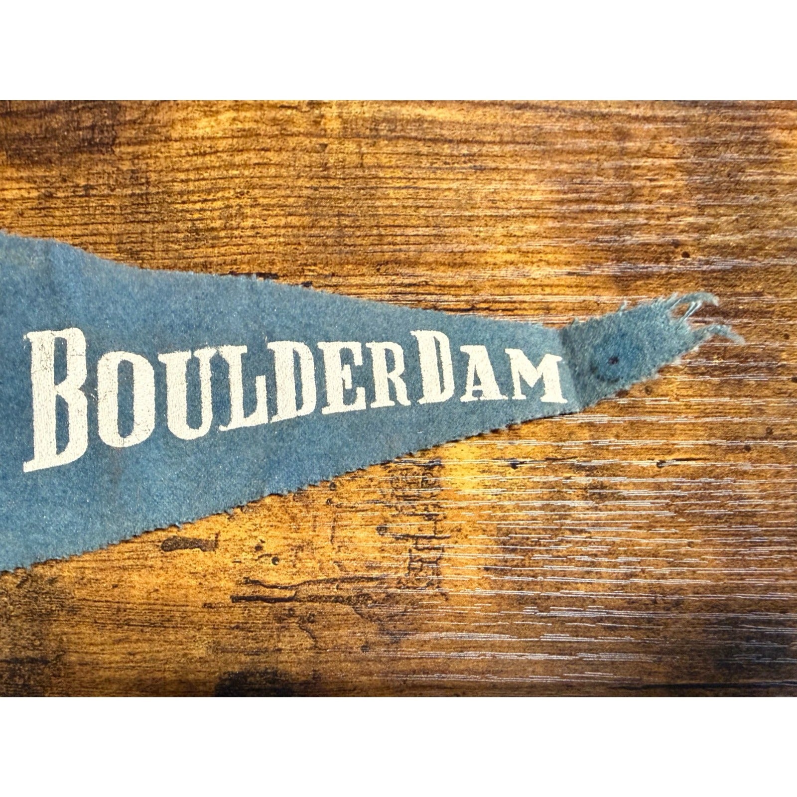Vintage Boulder Dam mini pennant