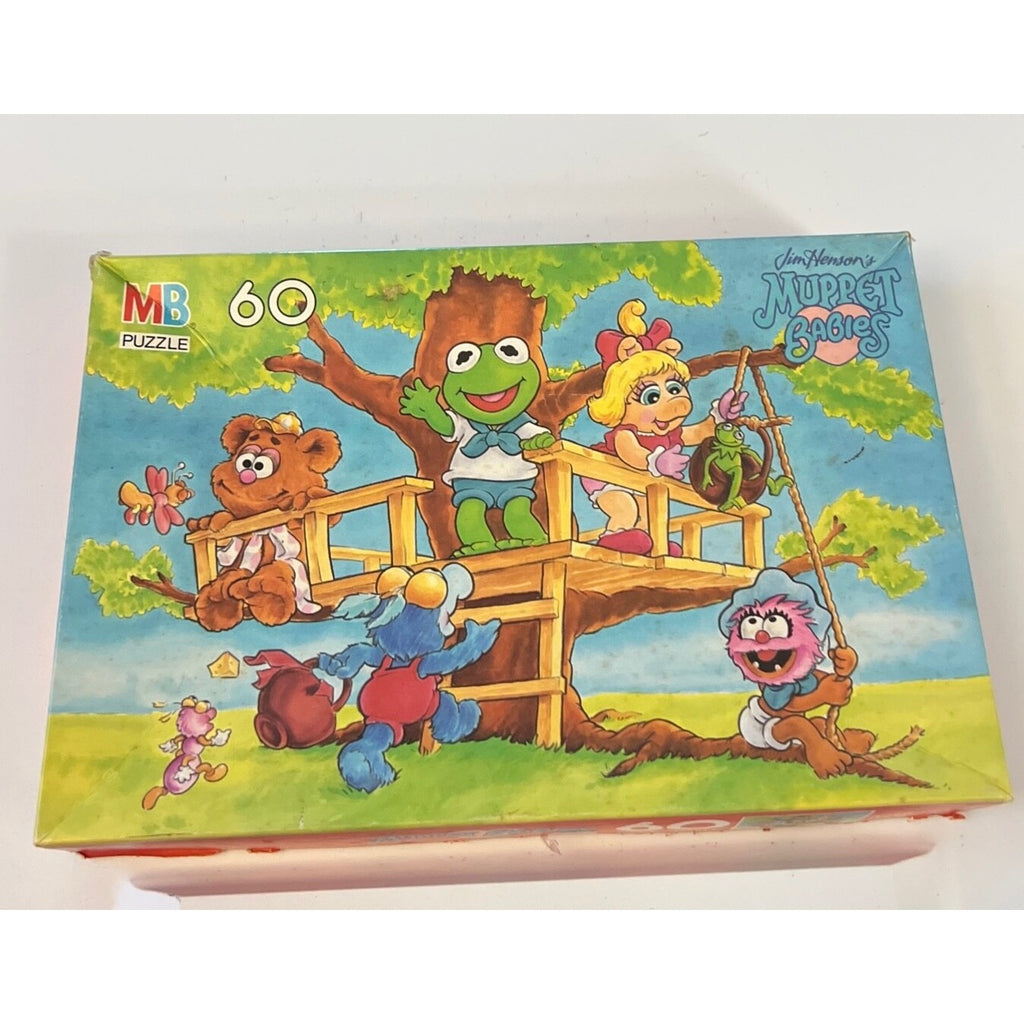 Vintage MB Jim Henson's Muppet babies 60 piece puzzle