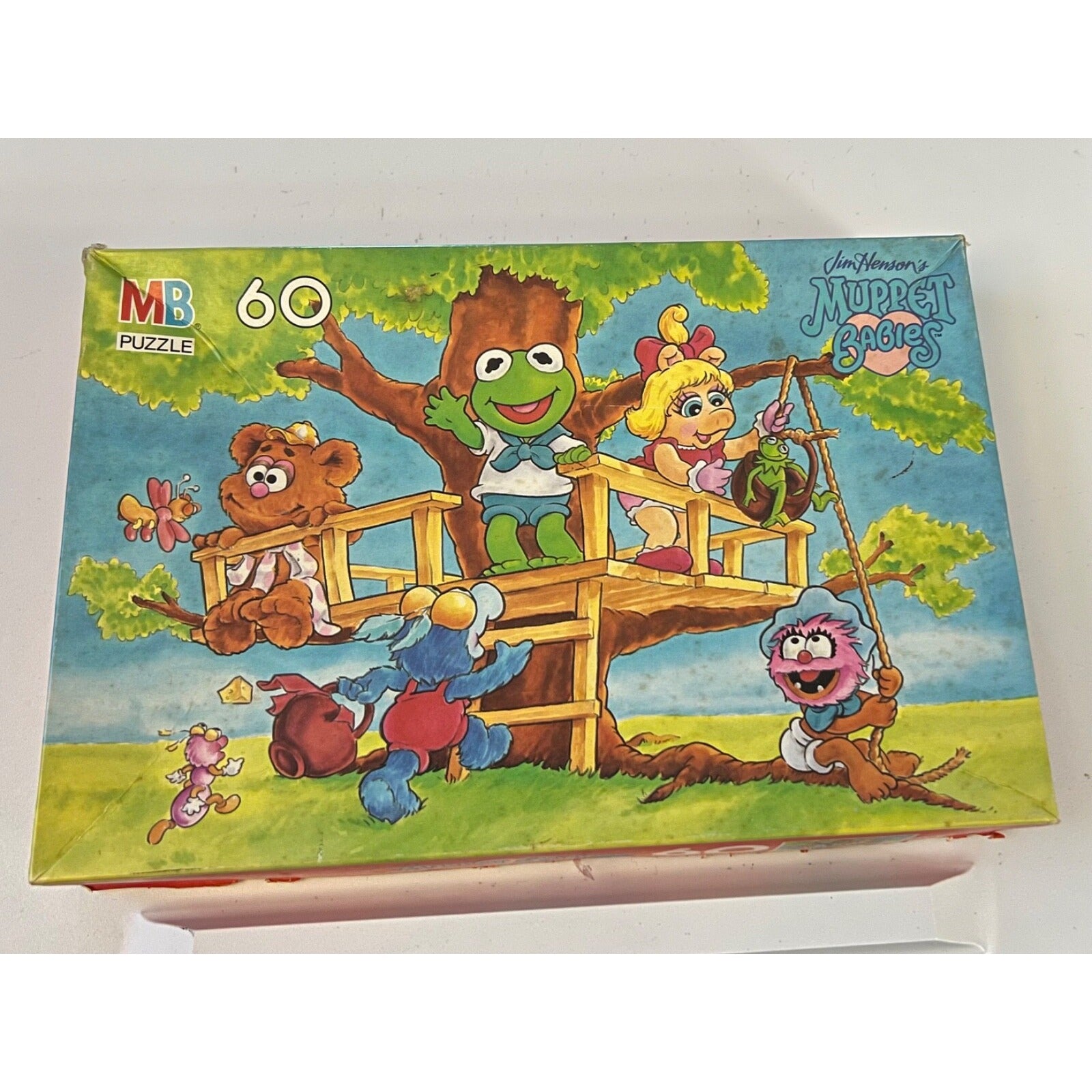 Vintage MB Jim Henson's Muppet babies 60 piece puzzle
