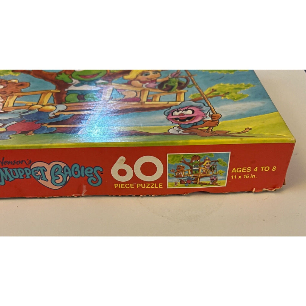 Vintage MB Jim Henson's Muppet babies 60 piece puzzle