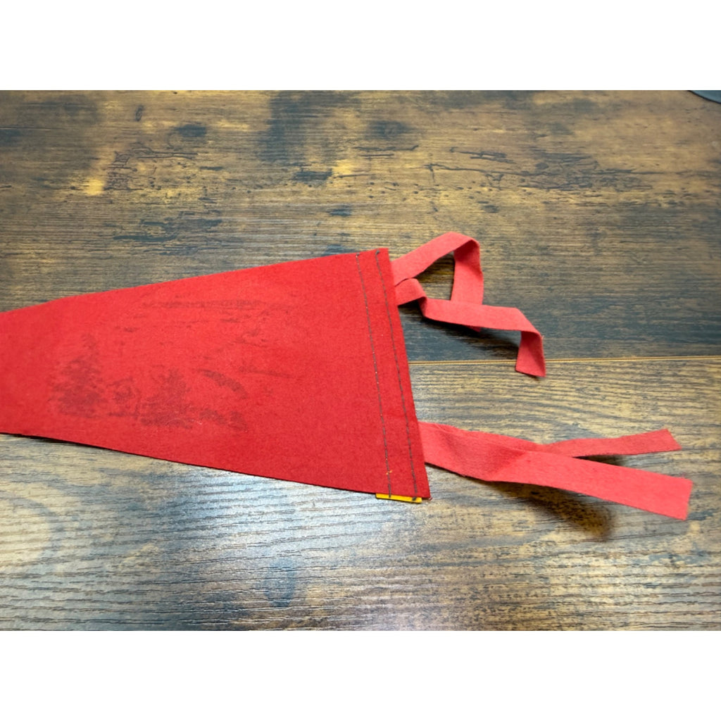 Vintage Seattle Washington Souvenir Felt Pennant - Scenic Artwork - 12 inches
