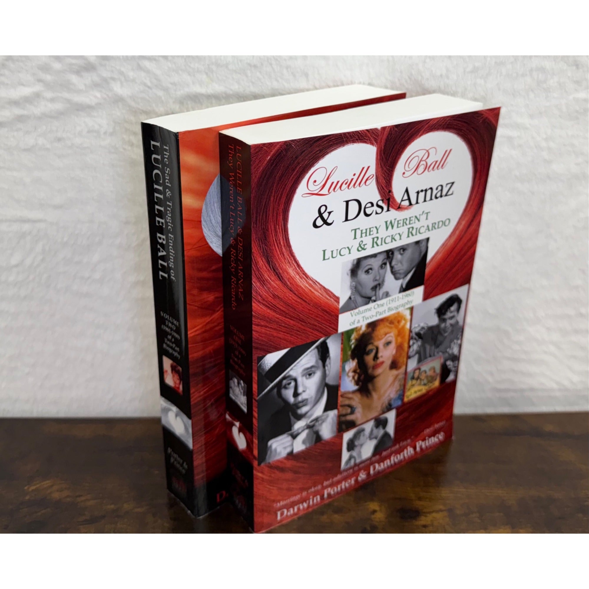 Lucille Ball & Desi Arnaz Biography 2-Book Set By Darwin Porter