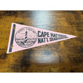 Vintage Cape Hatteras National Seashore Park, North Carolina mini pennant
