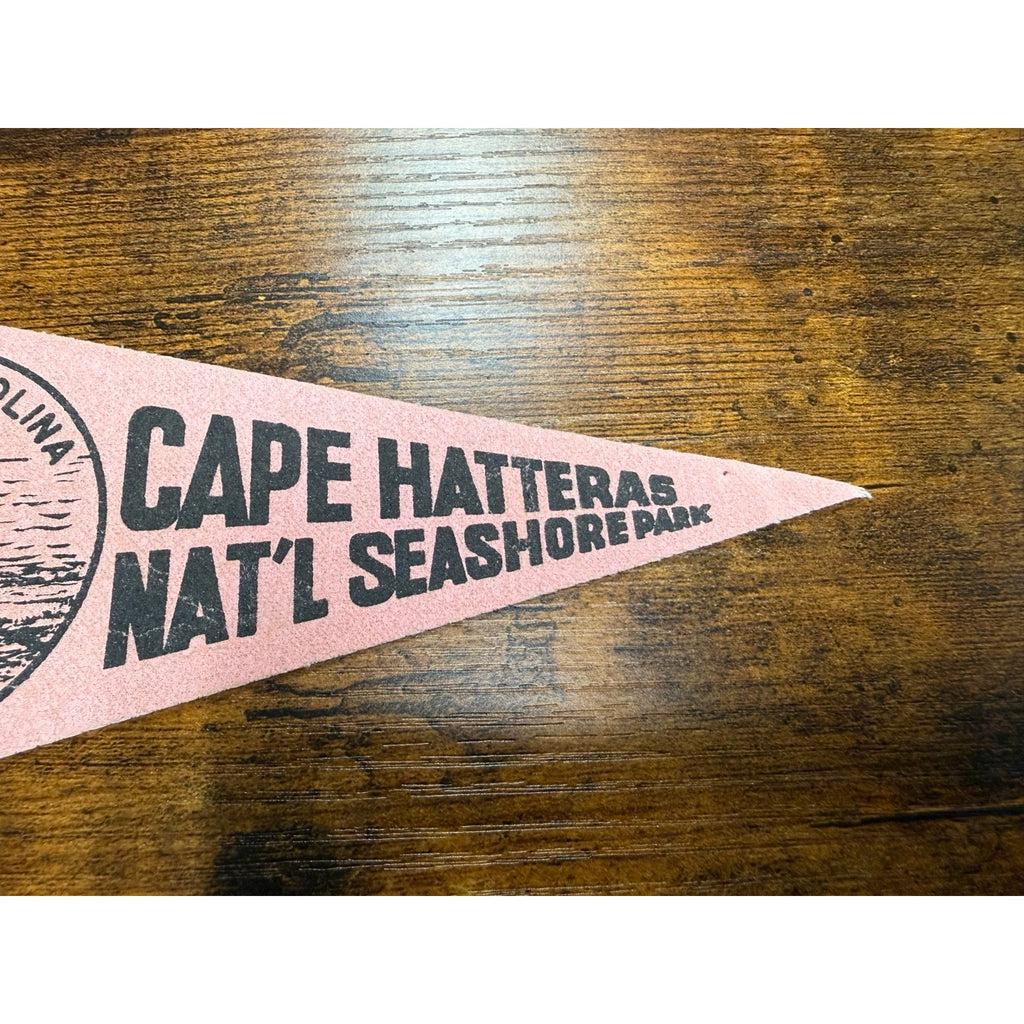 Vintage Cape Hatteras National Seashore Park, North Carolina mini pennant