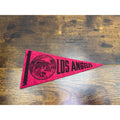 Vintage Los Angeles Farmers Market Felt mini Pennant Souvenir  8 inches