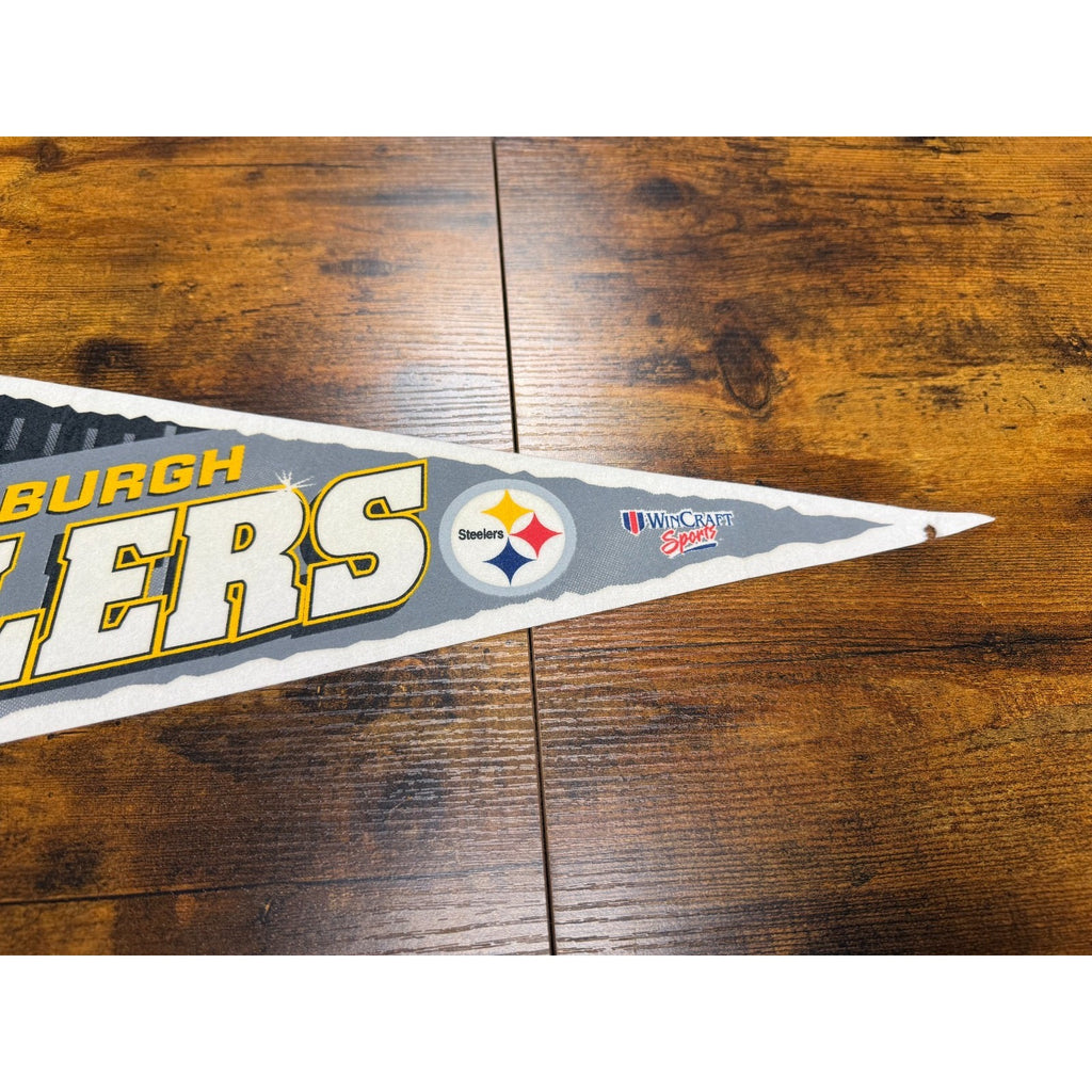 Vintage 90's Pittsburgh Steelers pennant