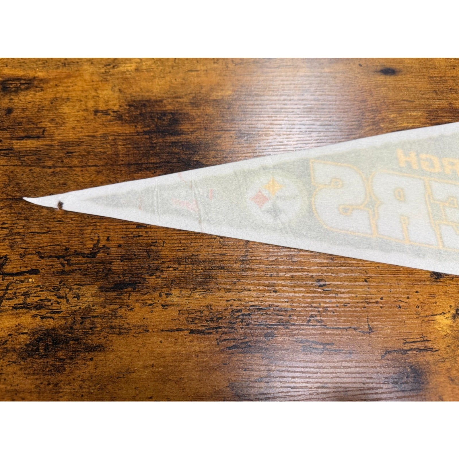 Vintage 90's Pittsburgh Steelers pennant