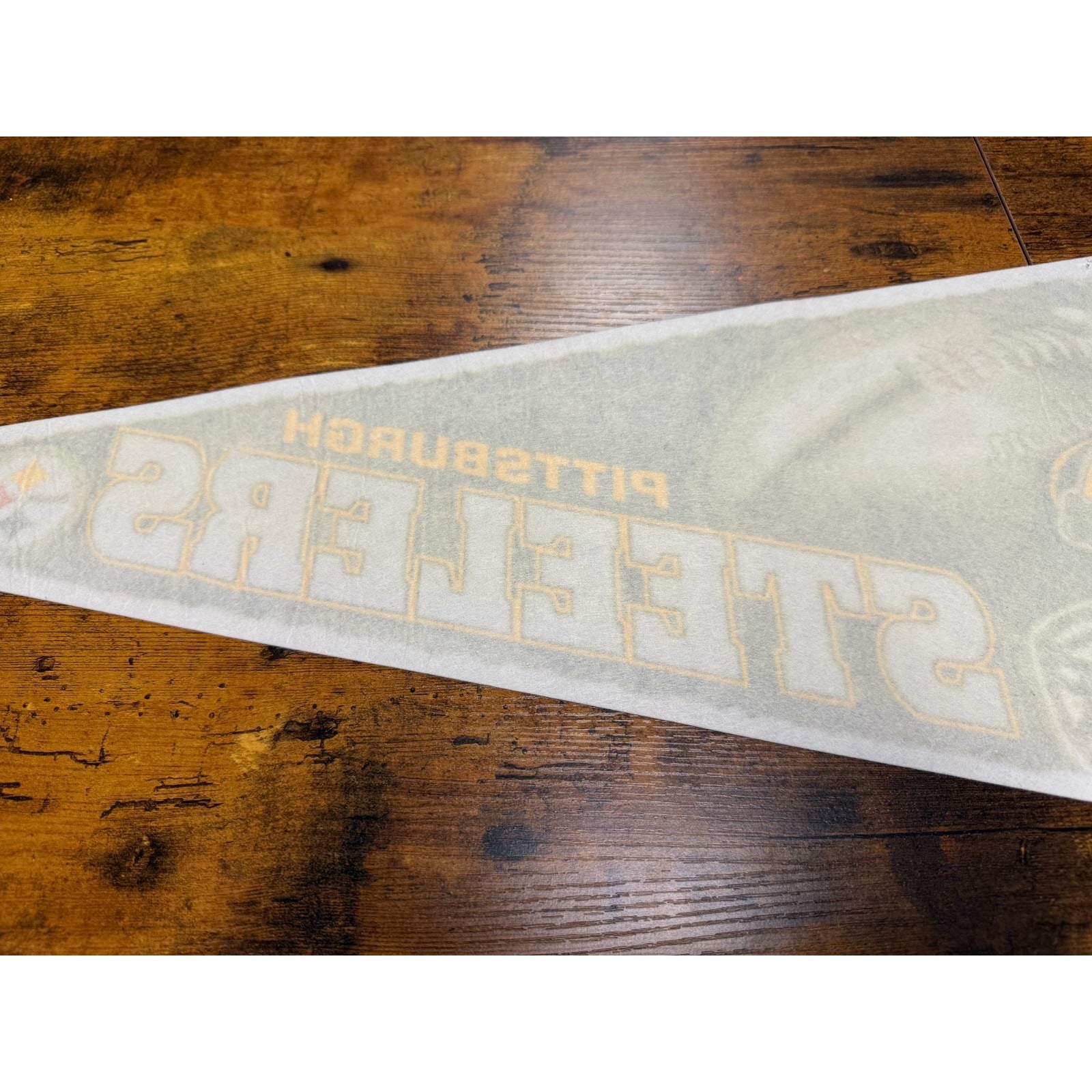 Vintage 90's Pittsburgh Steelers pennant