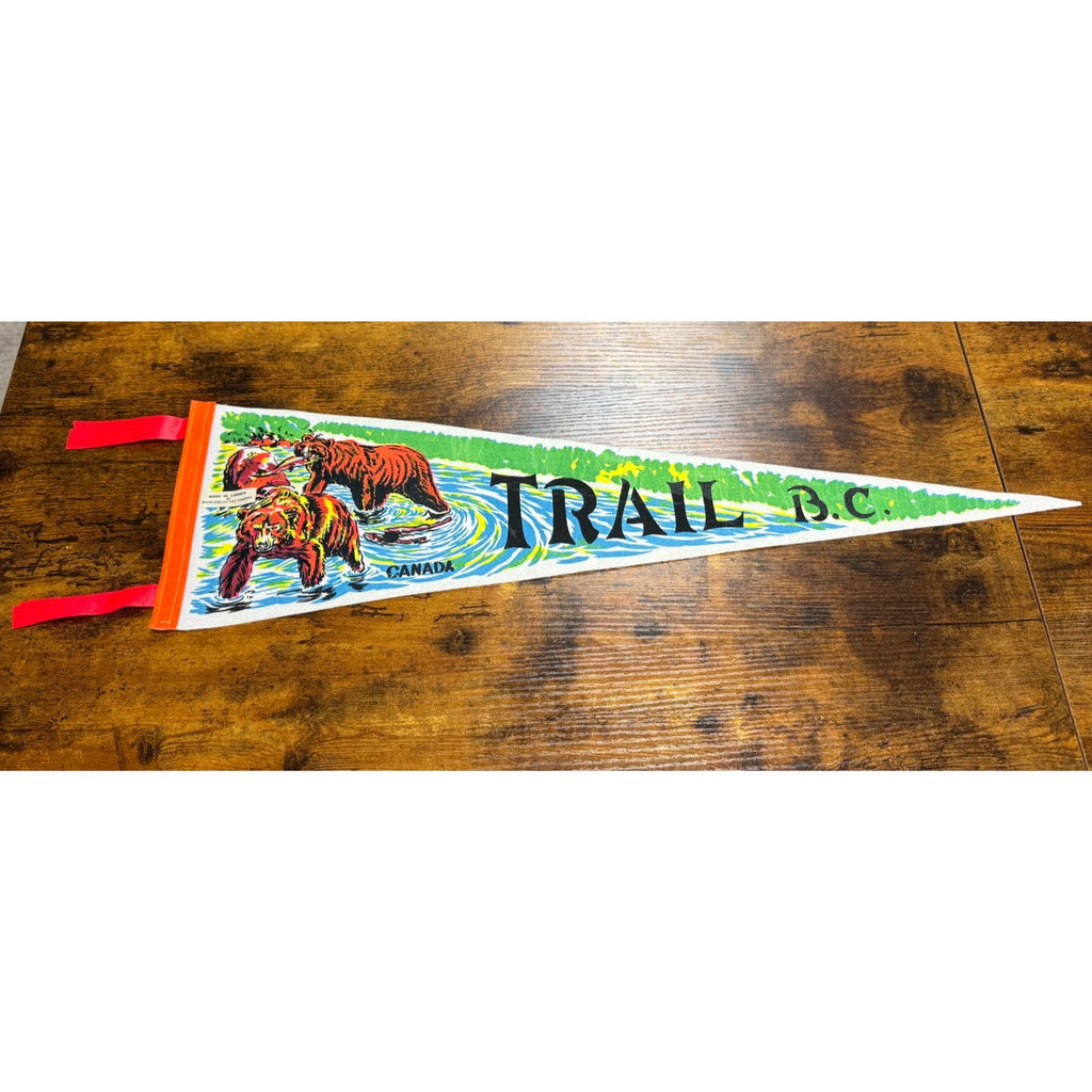 Vintage Trail B.C., Canada pennant