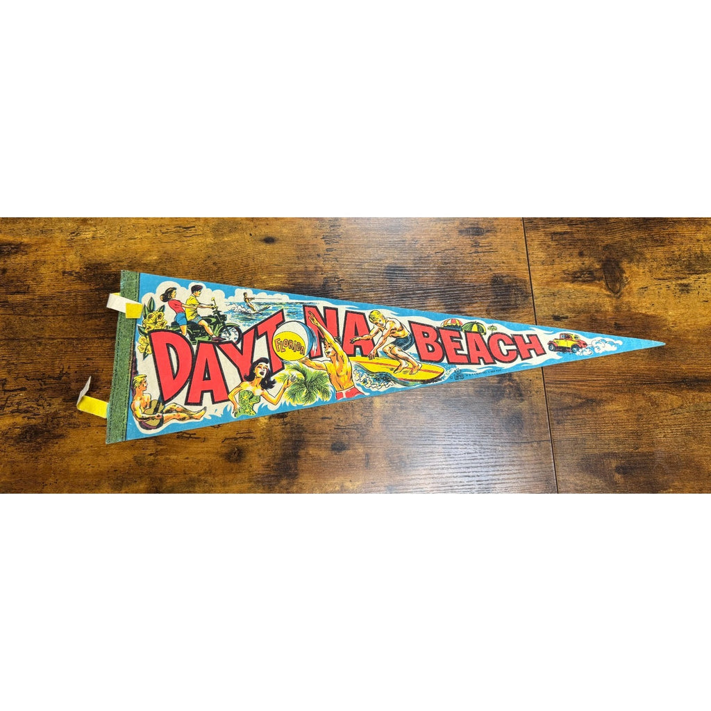 Vintage Daytona Beach, Florida pennant