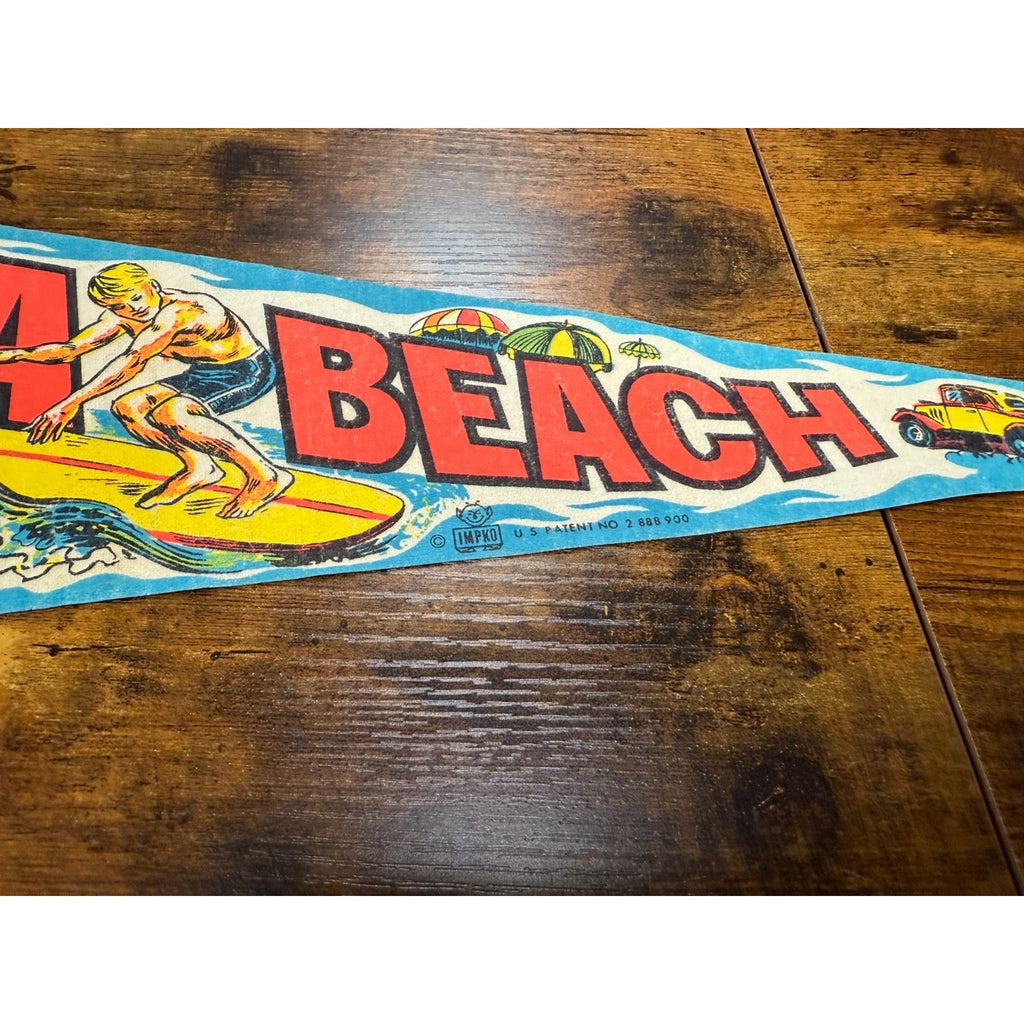 Vintage Daytona Beach, Florida pennant