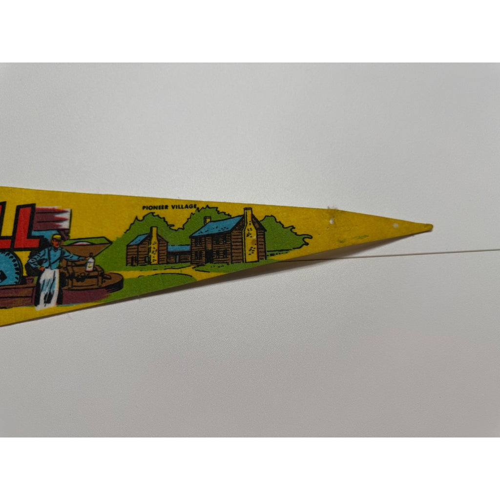Vintage Spring Mill State Park Mitchell, Indiana pennant