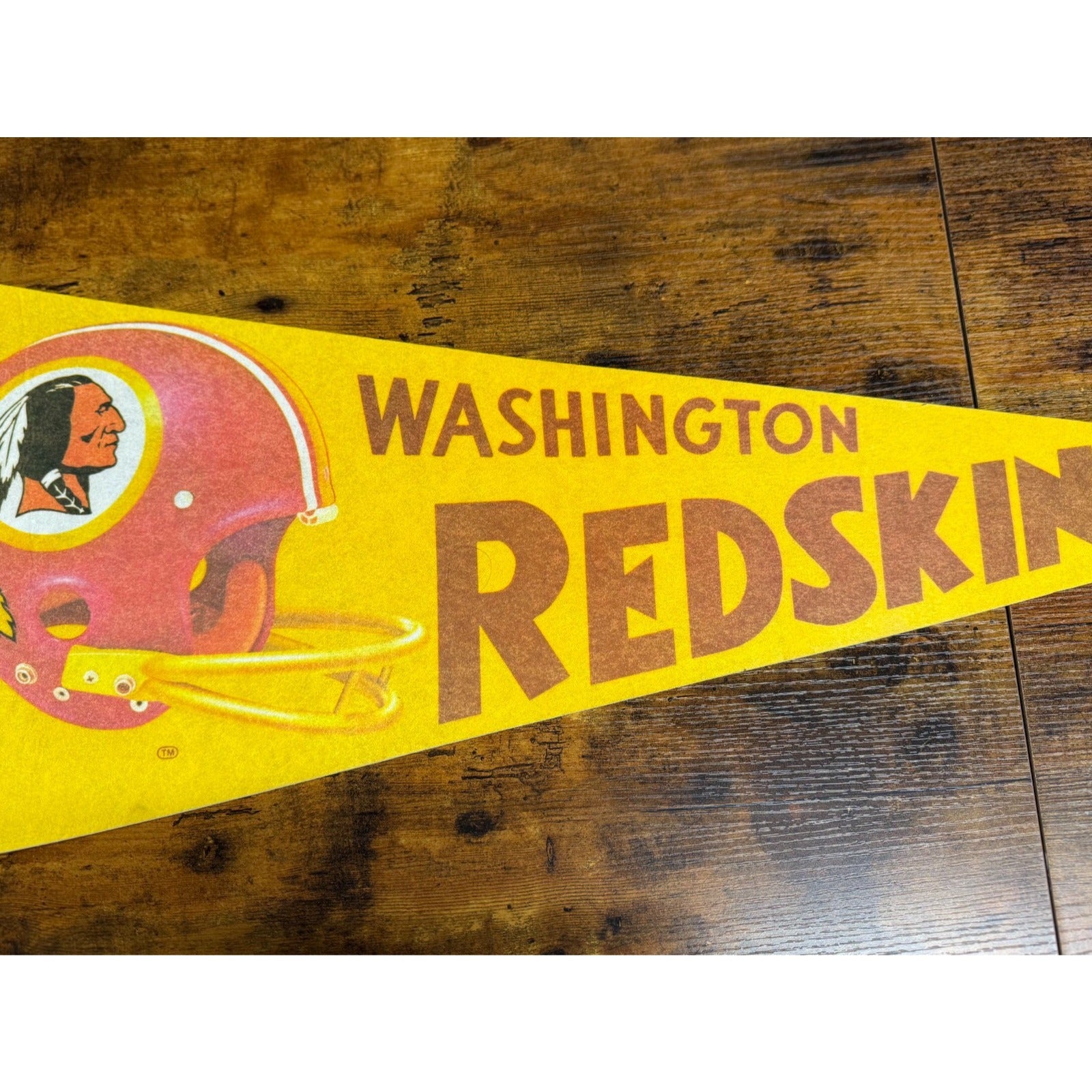 Vintage NFL Washington Redskins pennant