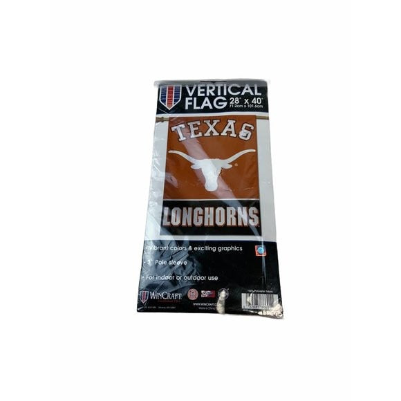 NEW Wincraft Texas Longhorns vertical yard flag