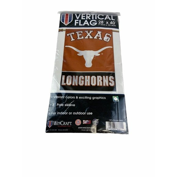 NEW Wincraft Texas Longhorns vertical yard flag