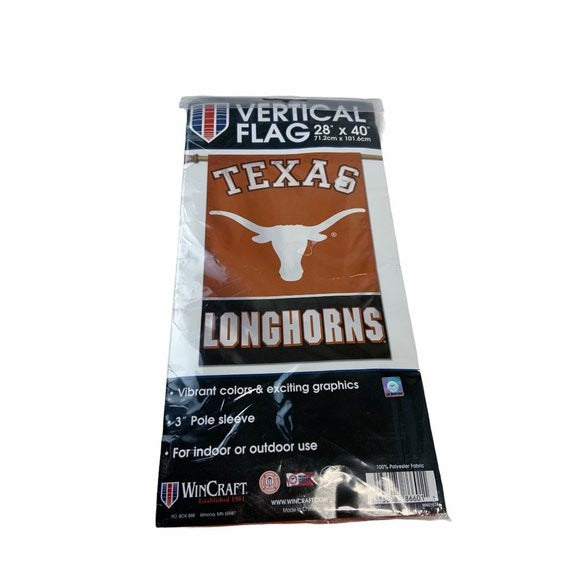 NEW Wincraft Texas Longhorns vertical yard flag