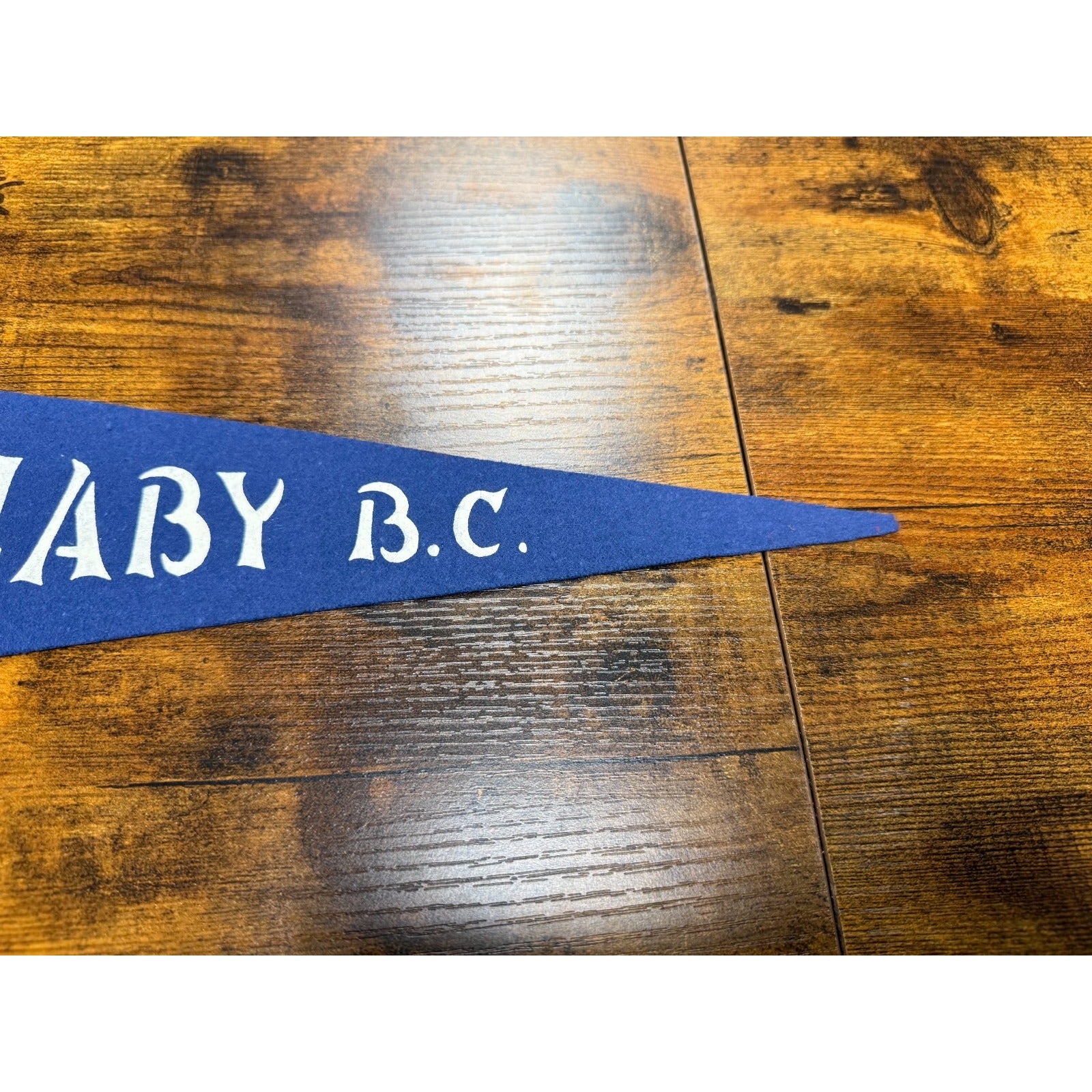 Vintage Burnaby B.C., Canada pennant