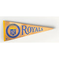 Vintage MLB Kansas City Royals pennant damaged