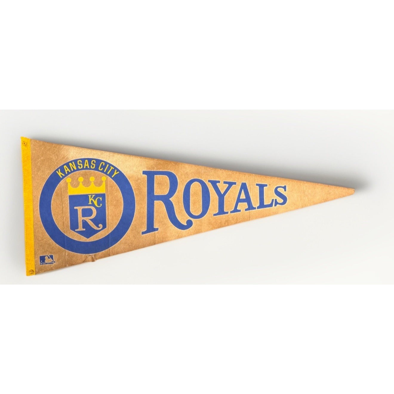 Vintage MLB Kansas City Royals pennant damaged