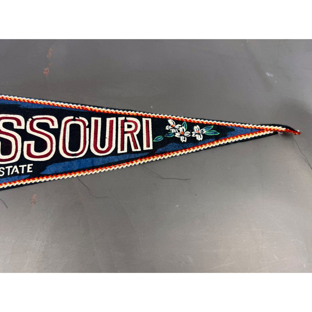 Vintage Missouri “The show me state” pennant made in Japan