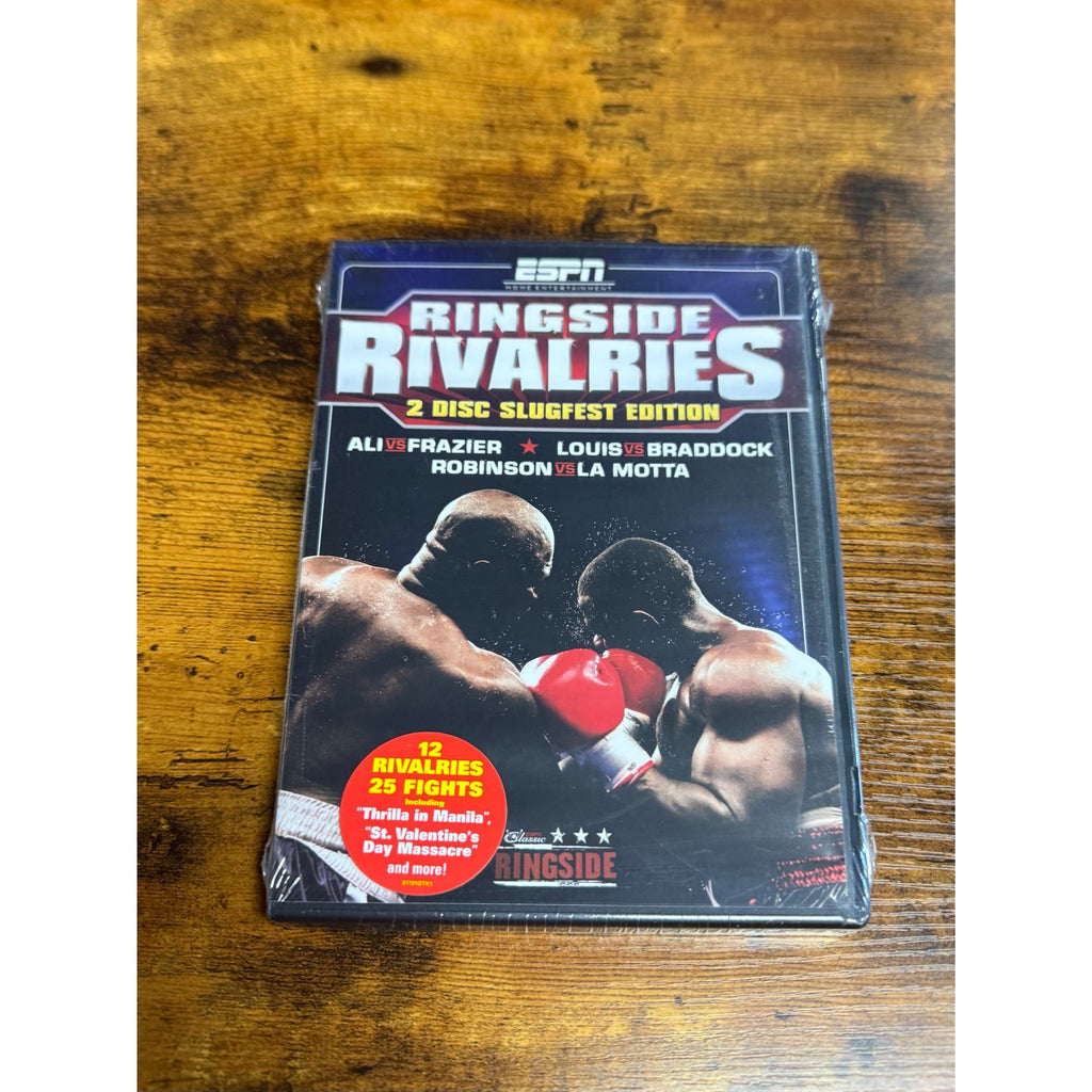 NEW Ringside Rivalries 2-Disc Slugfest DVD Ali vs Frazier Louis vs Braddock