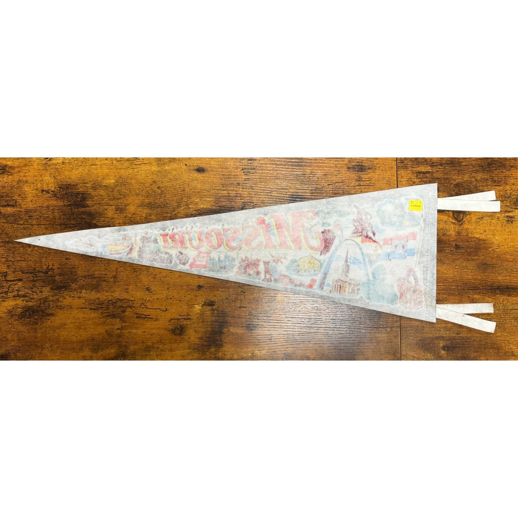 Vintage Missouri state pennant Made in USA