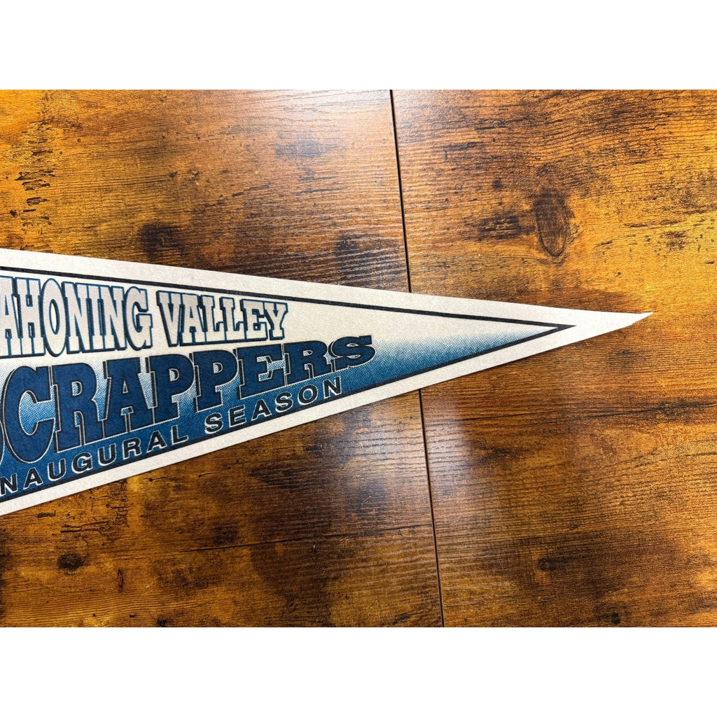 Vintage Mahoning Valley Scrappers baseball Inaugural Season pennant