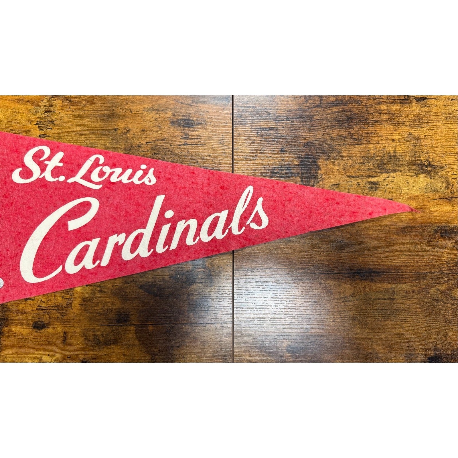 1967 St. Louis Cardinals NFL Single Bar Flag Pennant Vintage Original Felt