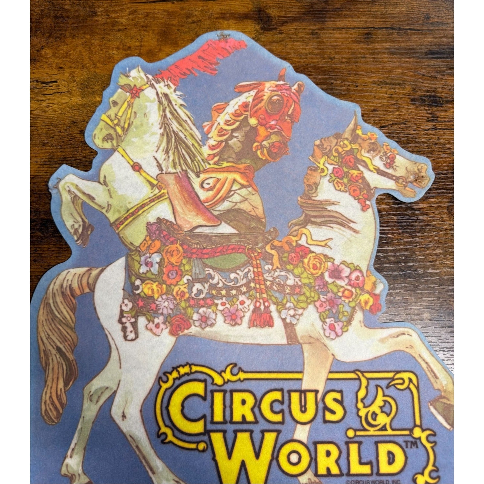 Vintage Circus World Orlando, Florida pennant