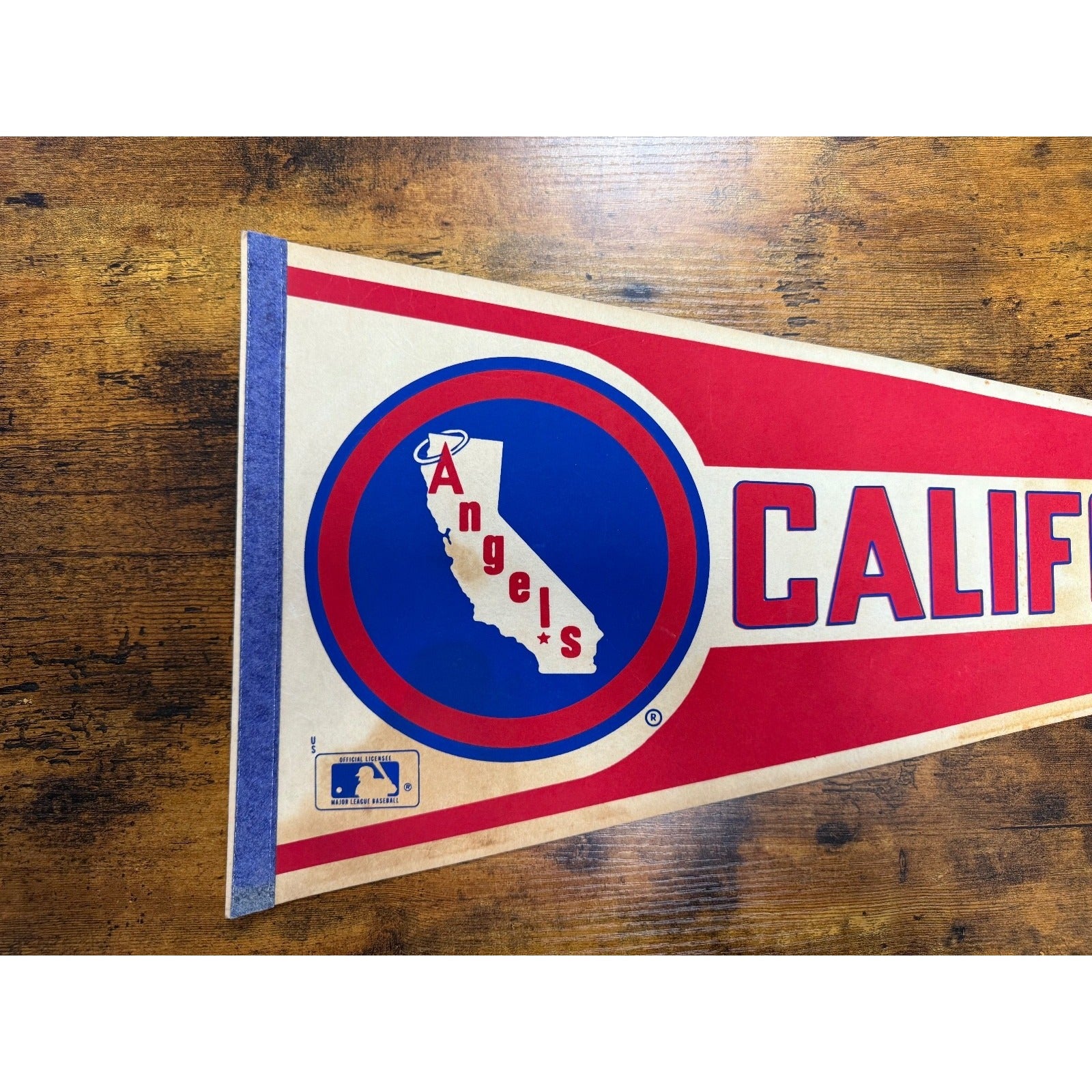 Vintage MLB California Angels pennant