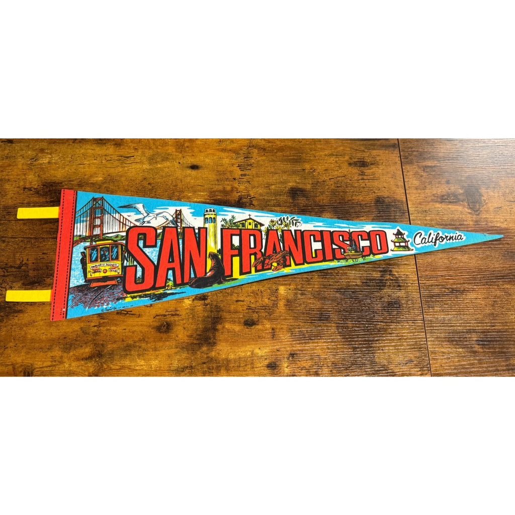 Vintage San Francisco, California pennant
