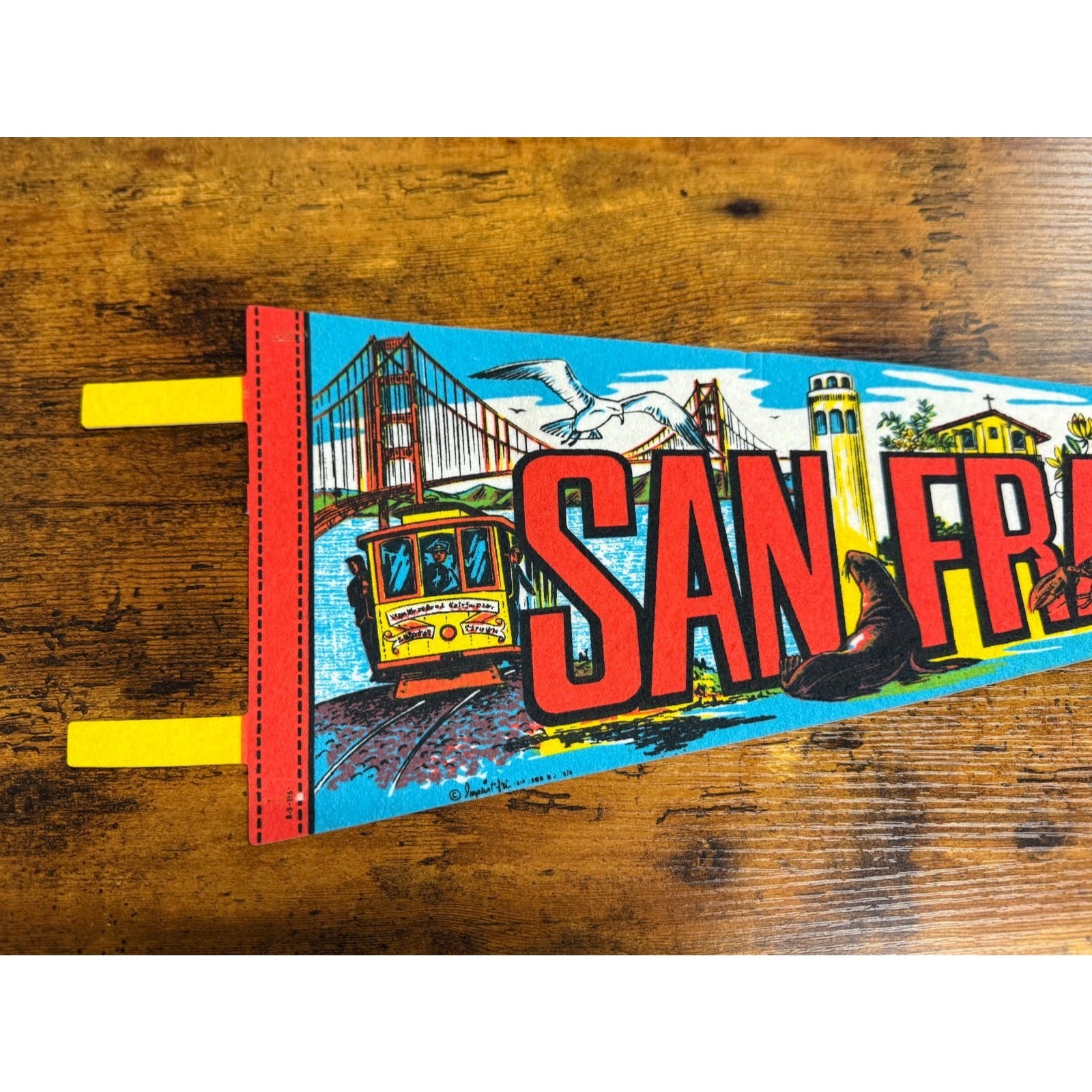 Vintage San Francisco, California pennant