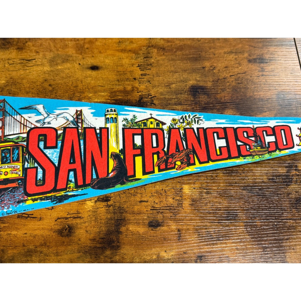 Vintage San Francisco, California pennant