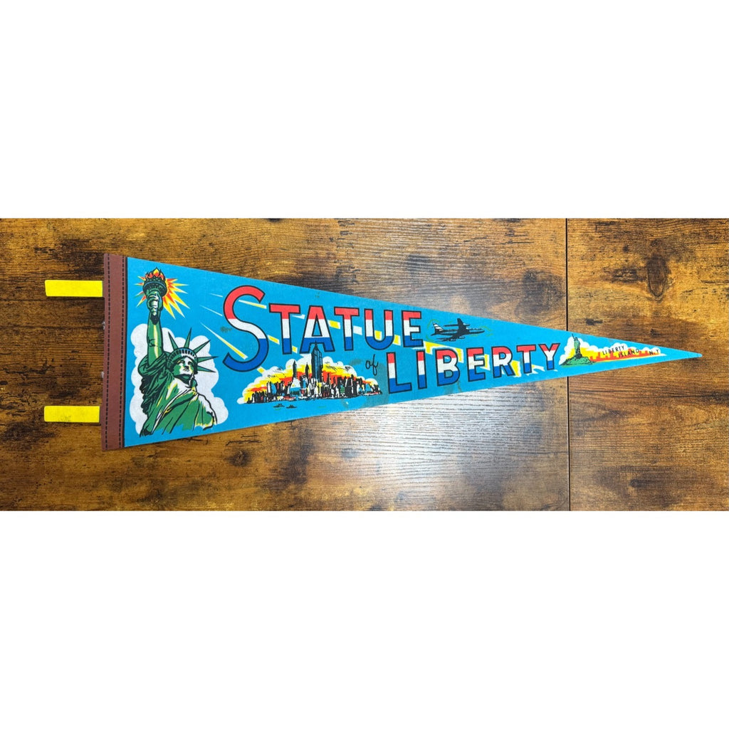 Vintage Statue of Liberty pennant