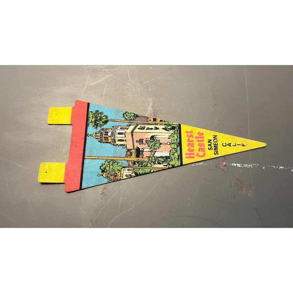 Vintage Hearst Castle San Simeon, CA pennant